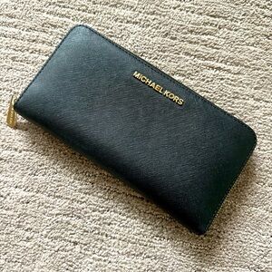 Michael Kors Large Black Wallet